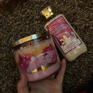 Twisted peppermint bath and body works bundle
